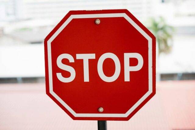 temporary hand controls for cars blog - stop sign